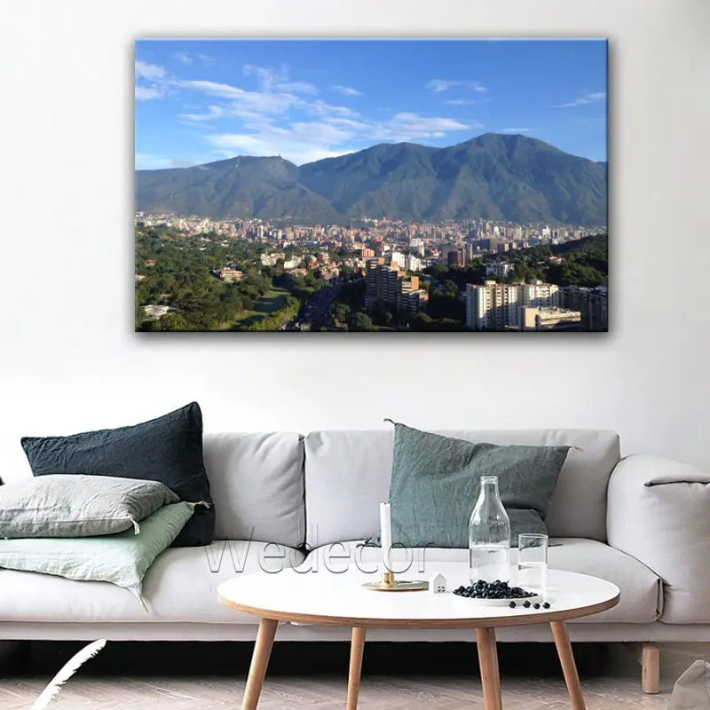 

Avila Caracas Mount Canvas Art Painting Spain Landscape Wall Poster Prints Pictures Home DecorFor Living Room No Frame