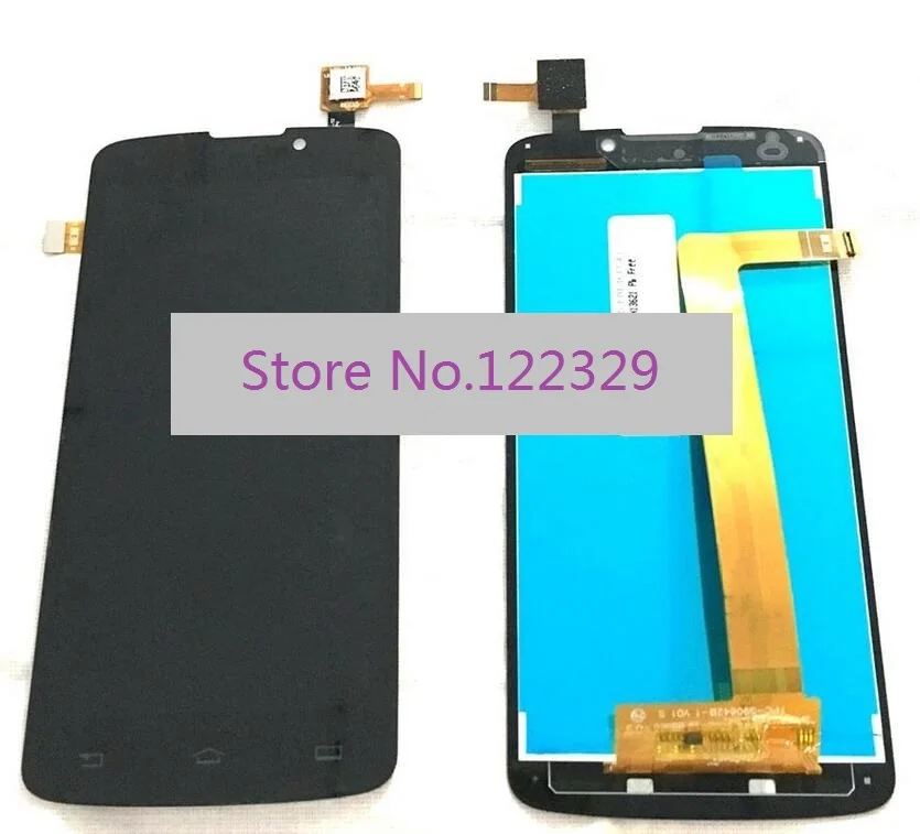 

IN STOCK! 5.0" LCD Display With Touch Screen digitizer assembly for philips xenium v387 free shipping