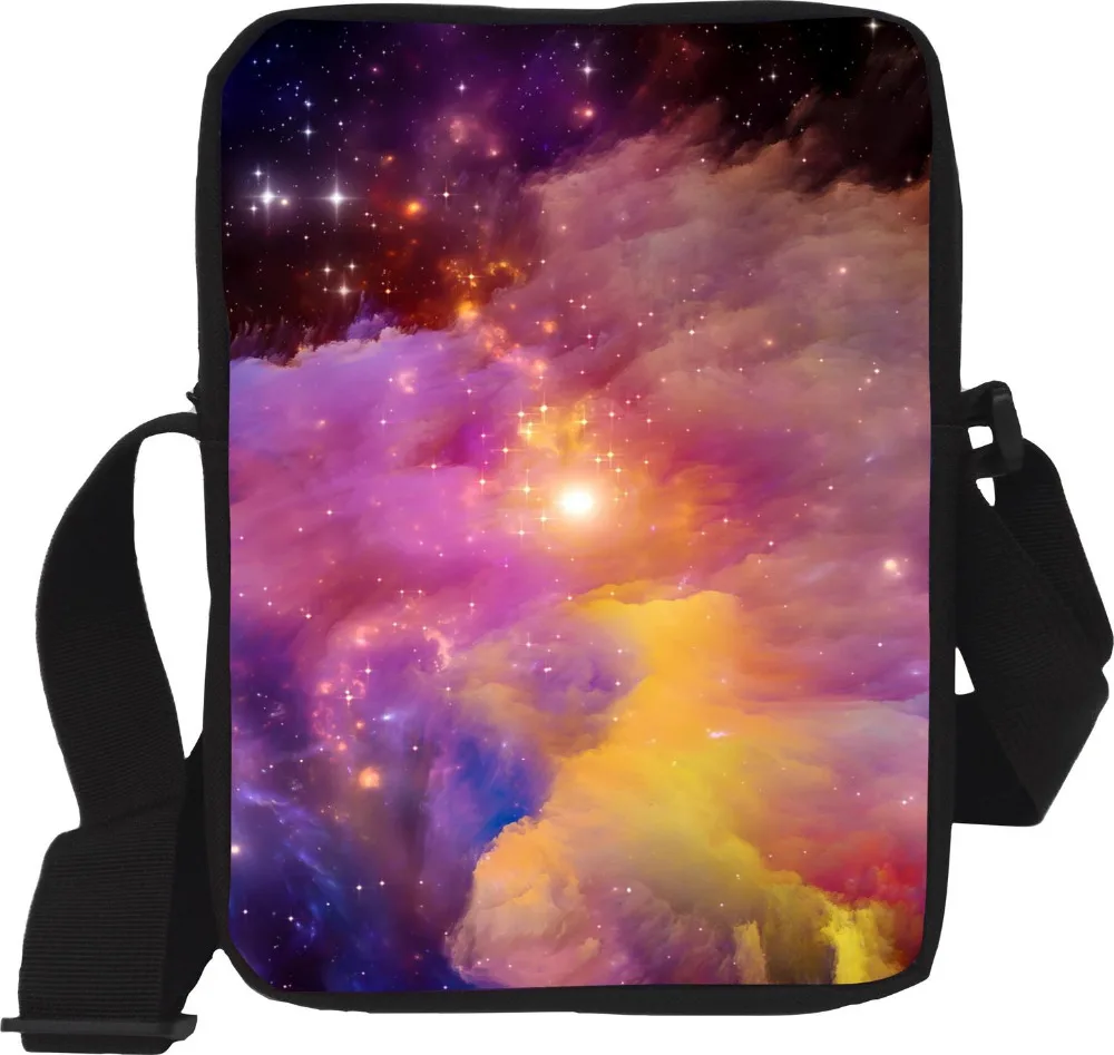 Cool Galaxy Shine School Bags for Girls Trendy Universe Space Women
