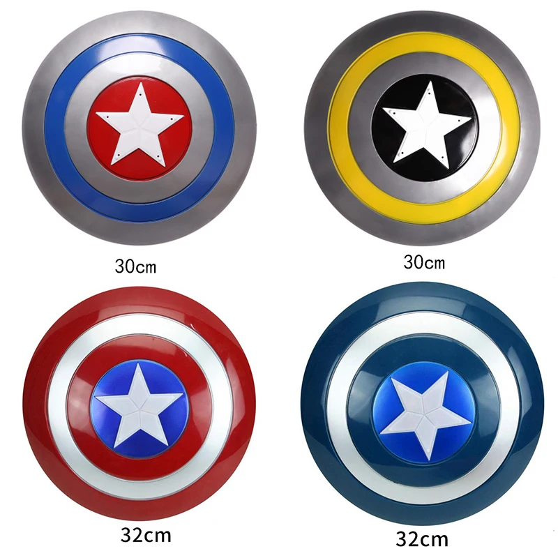 

Captain America Voice Flash Shield Cosplay Costume Accessories Captain America Keep A Hero Safe Gift For Kids LED Light Wholesal