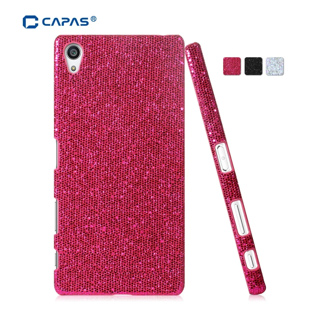 Для Sony Xperia Z5 Premium Dual Case Cover оригинальные чехлы capas Luxury Bling для Чехлы + закаленное