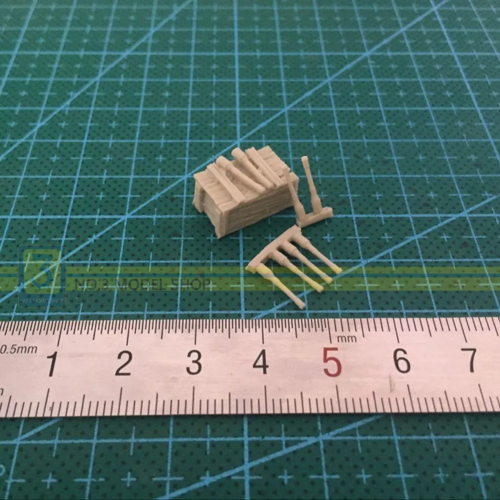 

Toy 1/35 Resin Models Soldier WW II Scenario Caisson Grenades Resin Model Free Shipping
