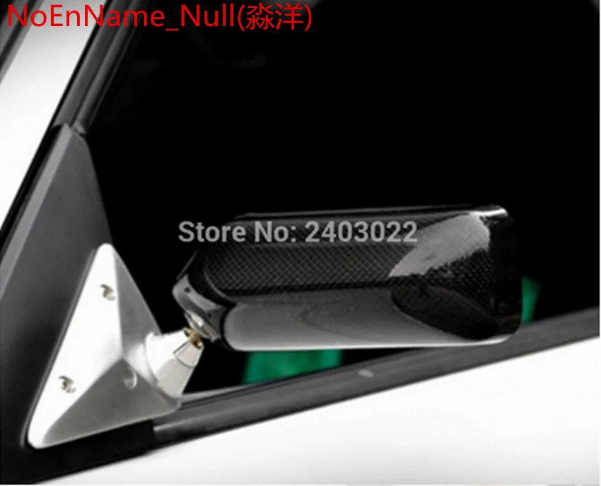 

F1 Style Carbon Fiber Side Mirror Blue Mirror with Metal Bracket Real Carbon Fiber Cover Universal Fitment Left+Right