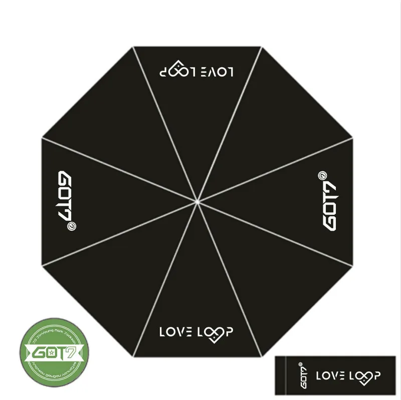 

[MYKPOP]GOT7 Umbrella 3-Folded KPOP Fans Collection SA19071403