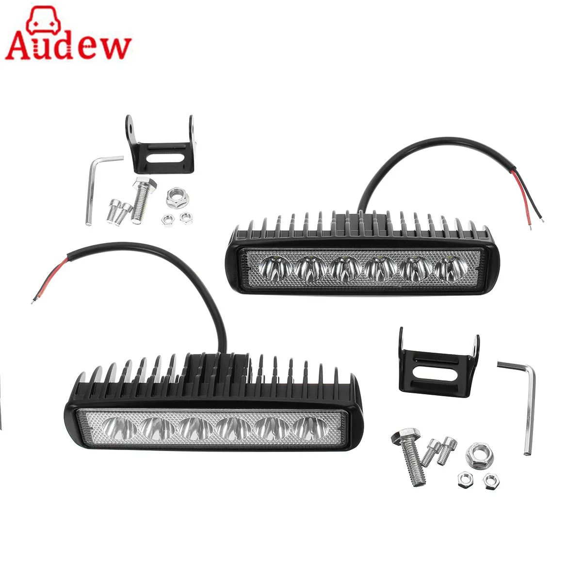 Buy 2pcs 18w DRL LED automobile Day Light Spotlight 6000K for Car Motorcycle