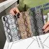 Para iphone 11 Pro Xs MAX XR 8X8 plus Python serpiente la textura de la piel de la caja del teléfono para iphone 8 7 6 6S Plus de lujo cubierta de cuero de la PU ► Foto 2/6