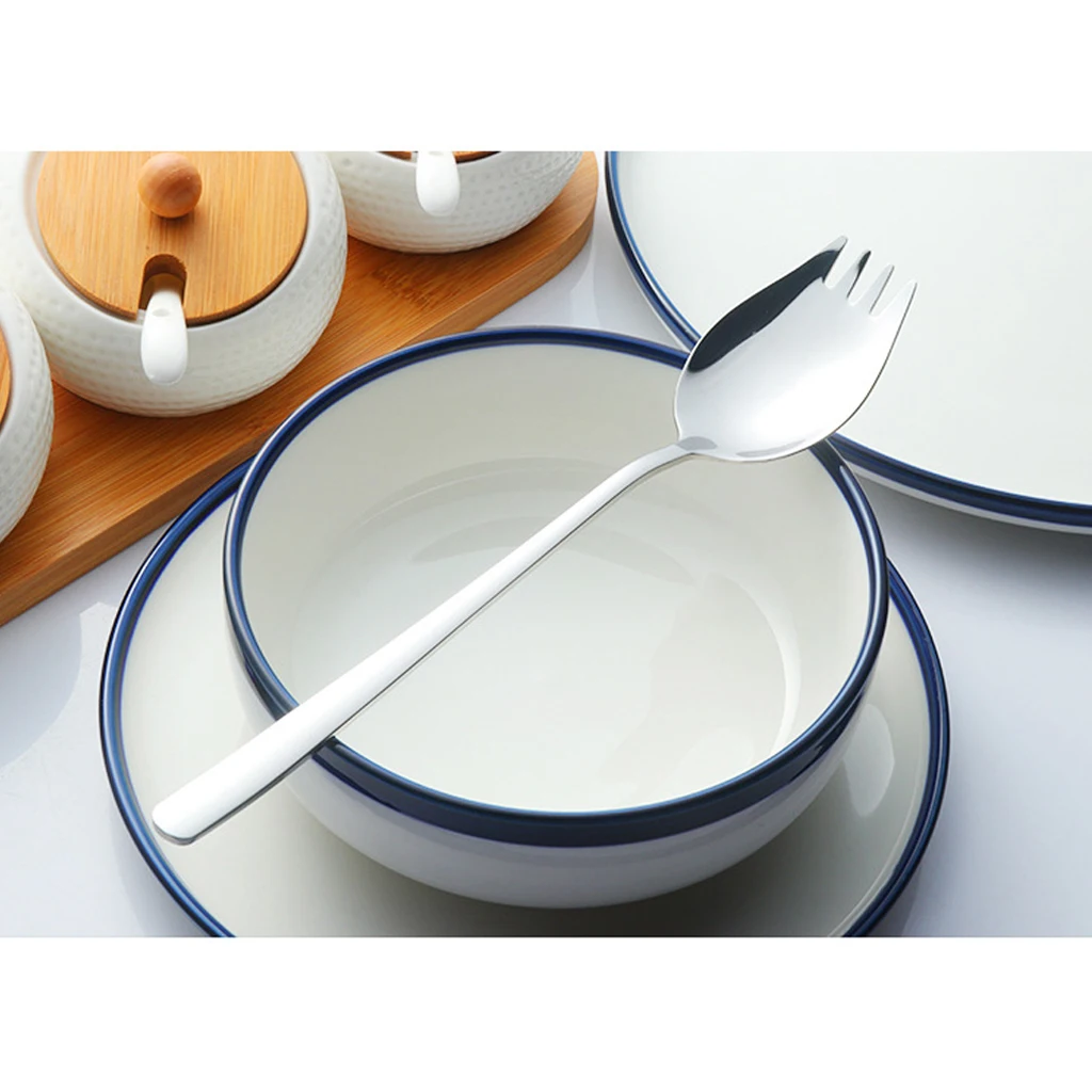 Camping Hiking Travel Utensil Spork Travel Gadget Spoon Cutlery Stainless Steel Flatware