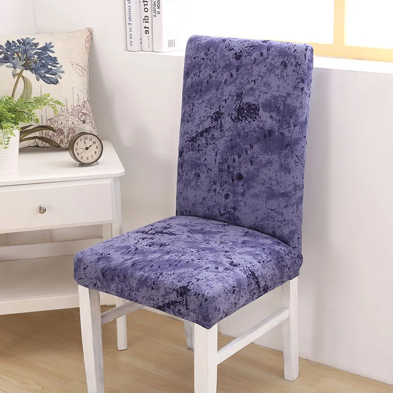 

1/2/4/6pcs Spandex Stretch Chair Cover Removable Chair Protective Slipcover Anti-dirty Dining Seat Cover funda silla comedor