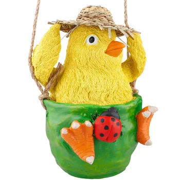

Fashion Arrival Swing Chicken Props Home Garden Landscape Decoration Resin Crafts Gifts Children's Entertainment For Everyone