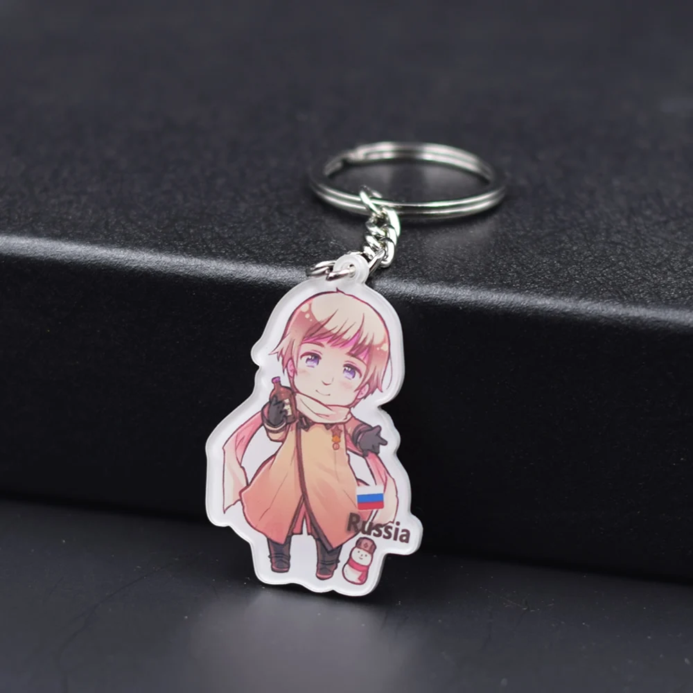 9 Styles Axis Powers Keychain Keyrings Fashion font b Jewelry b font Key Chains font b