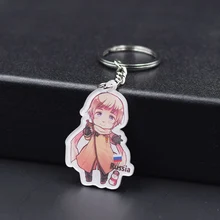 9 Styles Axis Powers Keychain Keyrings Fashion Jewelry Key Chains Custom made Anime Key Ring FQ1