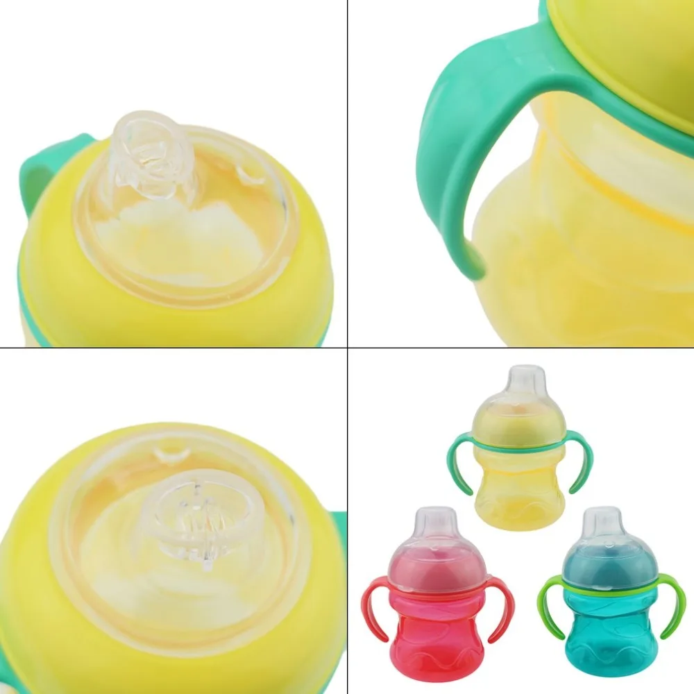 Герметичная безопасная бутылка Sippy утиный нос с мягким горлышком для детей и