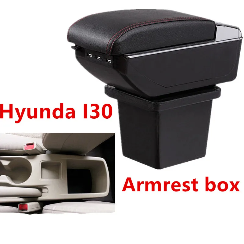 Кожаная Коробка для хранения подлокотников для hyundai Elantra Touring i30 i30cw, подлокотник для автомобиля, запчасти для интерьера 2009 2010