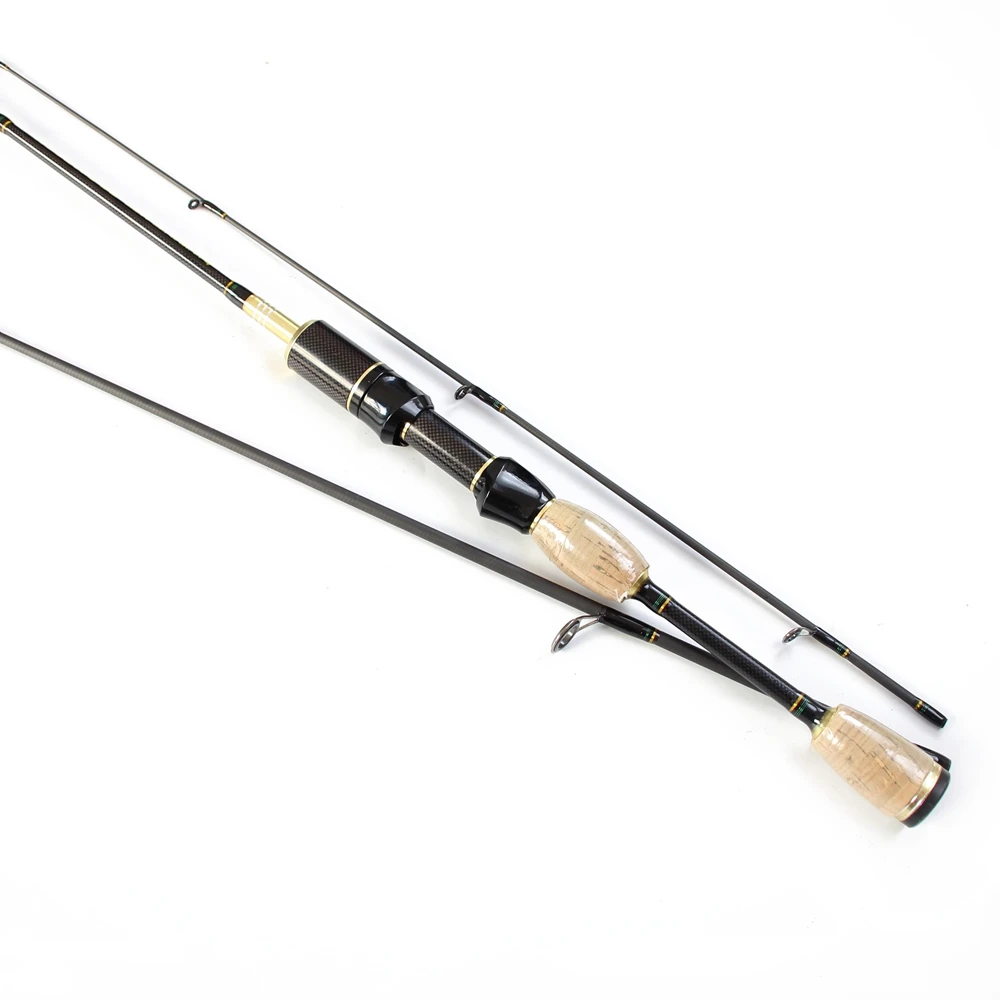 Spinpoler Ultra Light 6-Feet 1.8m Freshwater Trout Bass Fishing Spinning Rod UL Spin Pole (Line Weight 2-5lb Lure Weight 0.8-5g)  (11)