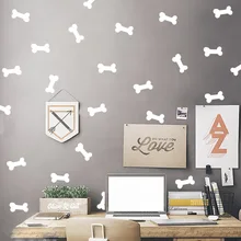 Собака Кости детская комната настенные наклейки Дети Домашний Декор наклейки на стену в детскую стену наклейки для детской комнаты обои