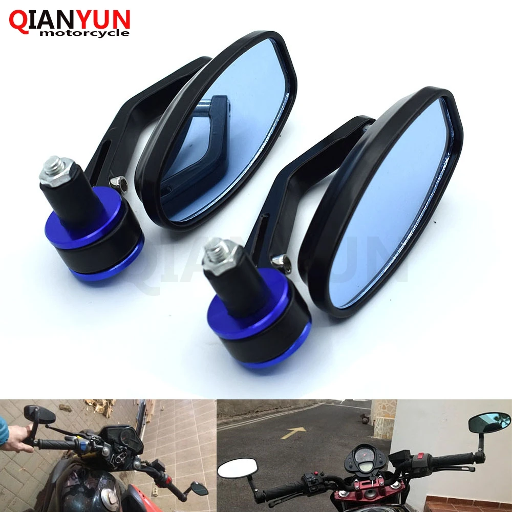 CNC Aluminum Handlebar Grips Bar Ends For Suzuki GSX-R 600 750 1000 K6 K8 K9