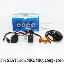 Автомобильная Камера Заднего вида/Для SEAT Leon 1 P 5F MK2 MK3 2005 ~ 2016/RCA Проводной Или Беспроводной HD Широкоугольный Объектив/CCD Ночного Видения камера