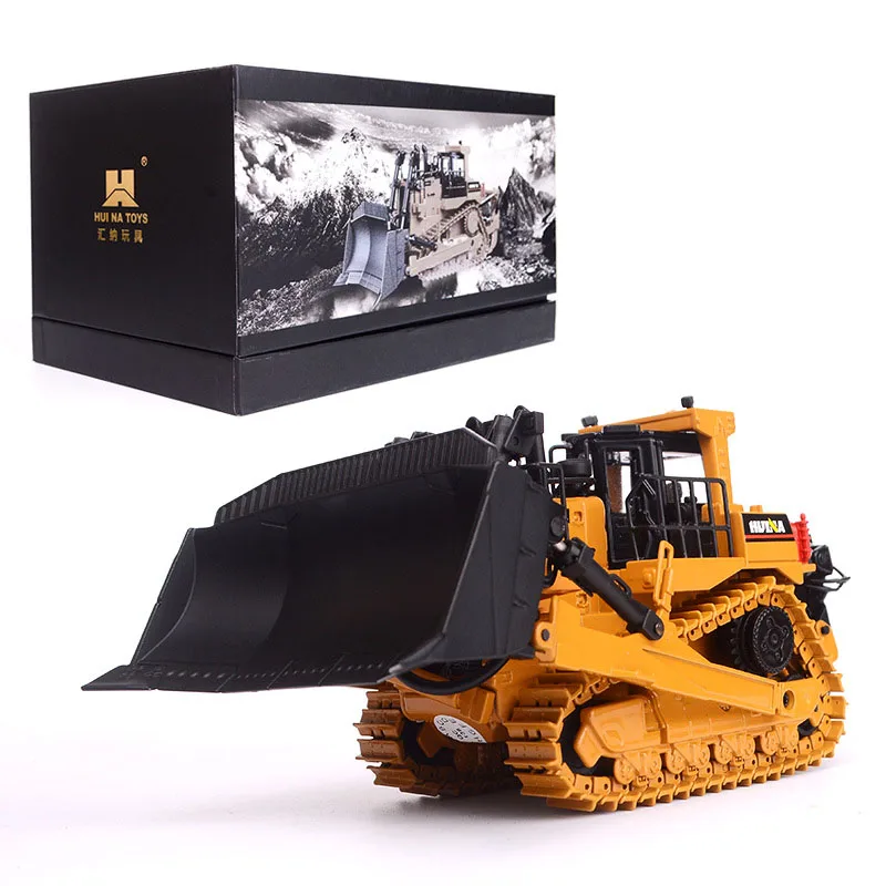 

1/50 Caterpillar Crawler Bulldozer Model Alloy Die Cast Engineering Track Car Collection Metal Toys For Boys Kids