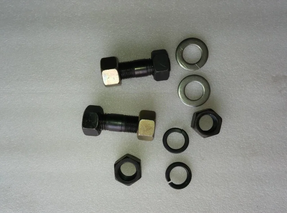 

set of bolts with nuts and washers of power steering front axle for Jinma 454 tractor , part number: