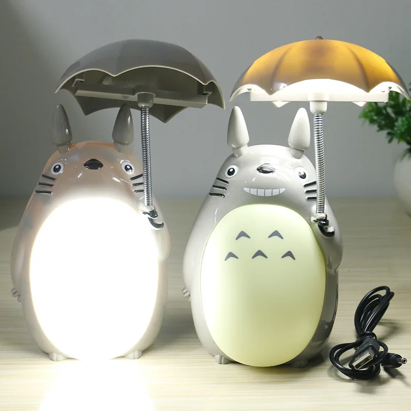 Креативный мультяшный электрический вентилятор USB Swich Miyazaki Hayao Totoro ночник лампа