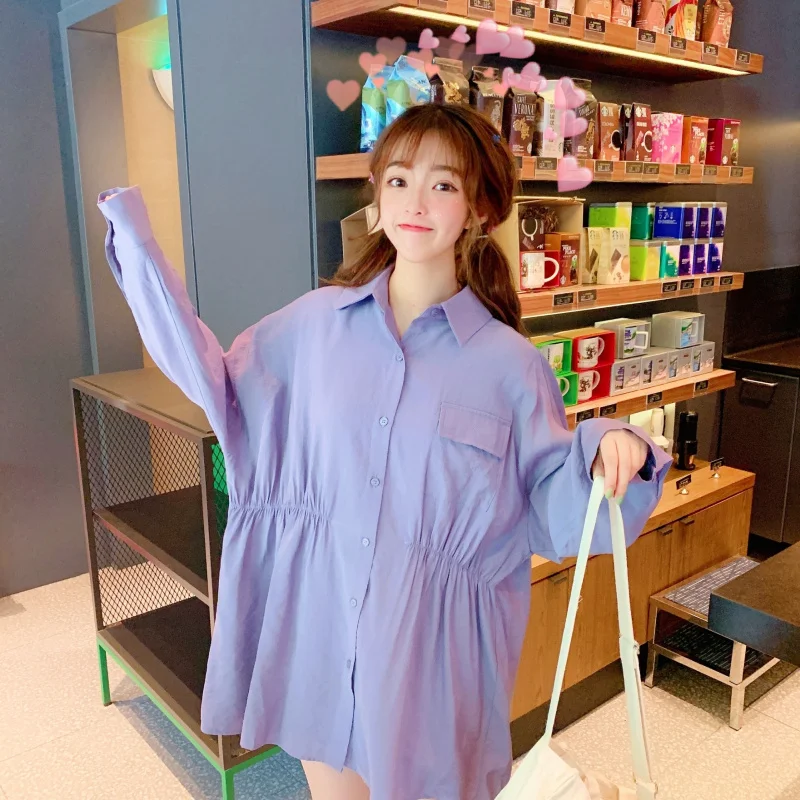 

Chic Casual Loose Solid Color Dress Women's Kawaii Lovely Dresses Ins Chic Female Sweet Harajuku Punk Clothes For Women