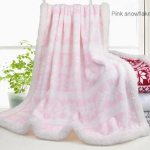 Supersoft High Flannel Receiving Baby Blanket Fleece Wrap Super Soft Plush Baby Flannel Blanket Flannel Fleece