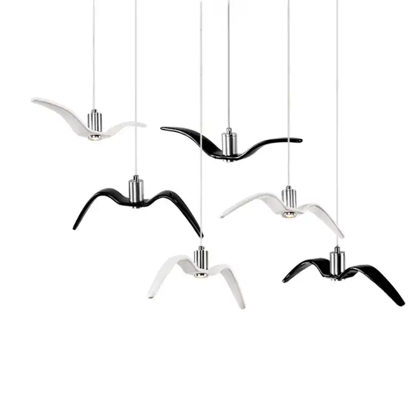 Seagull Bird Pendant Lights Resin Brokis Night Birds Silhouette Seagull Bird Pendant Lights Resin