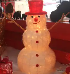 Лидер продаж Новые 2019 Новый рождественский фонарь освещение, Снеговик Рождество торговый центр макет, витрина украшения