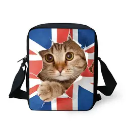 Сумка-мессенджер с орнаментом в виде флага Великобритании для детей, милая школьная сумка для девочек, мини-сумка для маленьких мальчиков