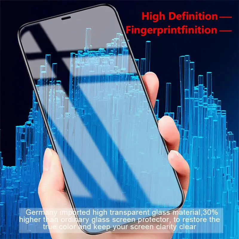 5D Tempered Glass Huawei P20 Pro Lite Full Coverage Screen Protector Protective Film Glue | Мобильные телефоны и