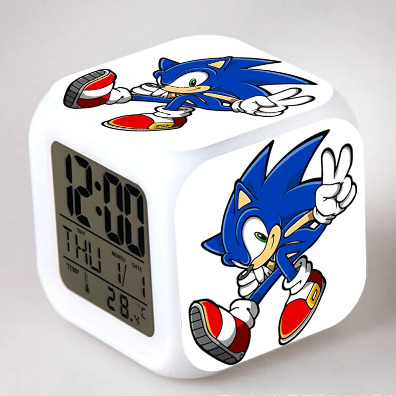 Sonic watch. Часы с Соником. Будильник с Соником. Часы с будильником Sonik старые. Электронный светодиодный будильник.