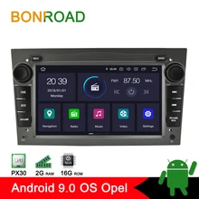 Bonroad " 2Din Android 9,0 Автомобильный мультимедийный плеер для Opel Astra Vectra Antara Zafira Corsa автомобильный DVD Радио gps навигация(без dvd