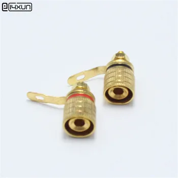 

1pcs Pure Copper binding post for loudspeaker box Power Amplifier Socket Terminals Red Black Banana Jack