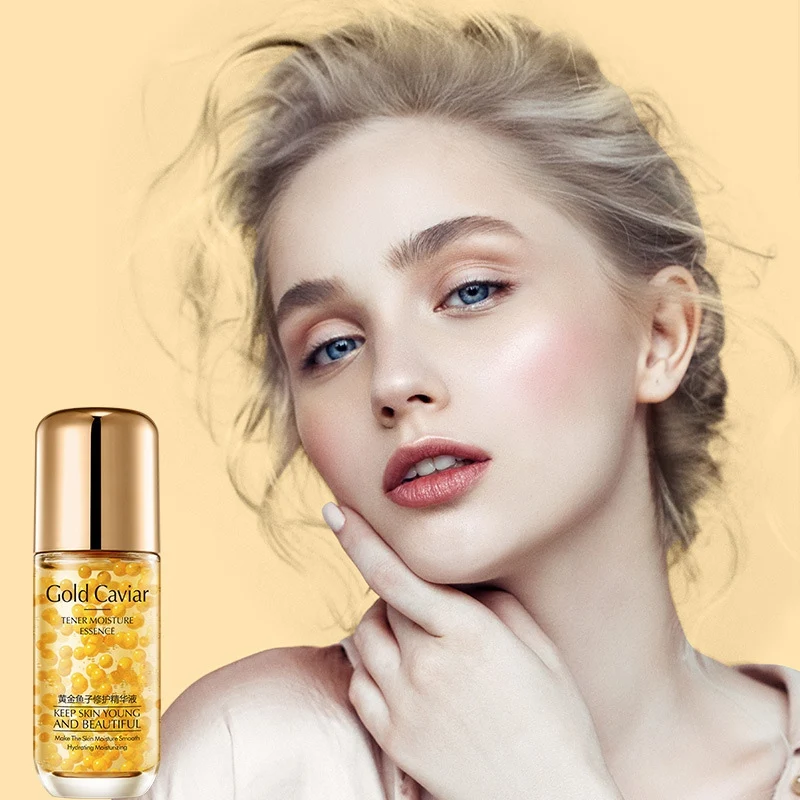 Gold Caviar Repair Facial Serum Ceramide Lasting Moisturizing Repair Caviar Essence Nourishing Skin Care