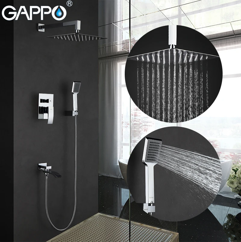 

GAPPO Shower Faucets shower mixer tap bathroom faucet mixer Bath tub taps wall mounted robinet baignoire