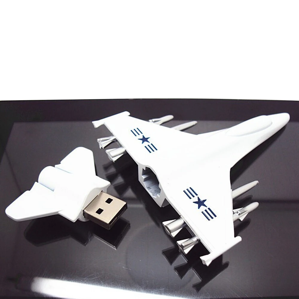 Metal USB Flash Drive Plane Airplane Model Pendrive 8GB 16GB 32GB 64GB 128GB 256G USB2.0 Memory Stick Handsome Fighter Pen Drive - Image 6