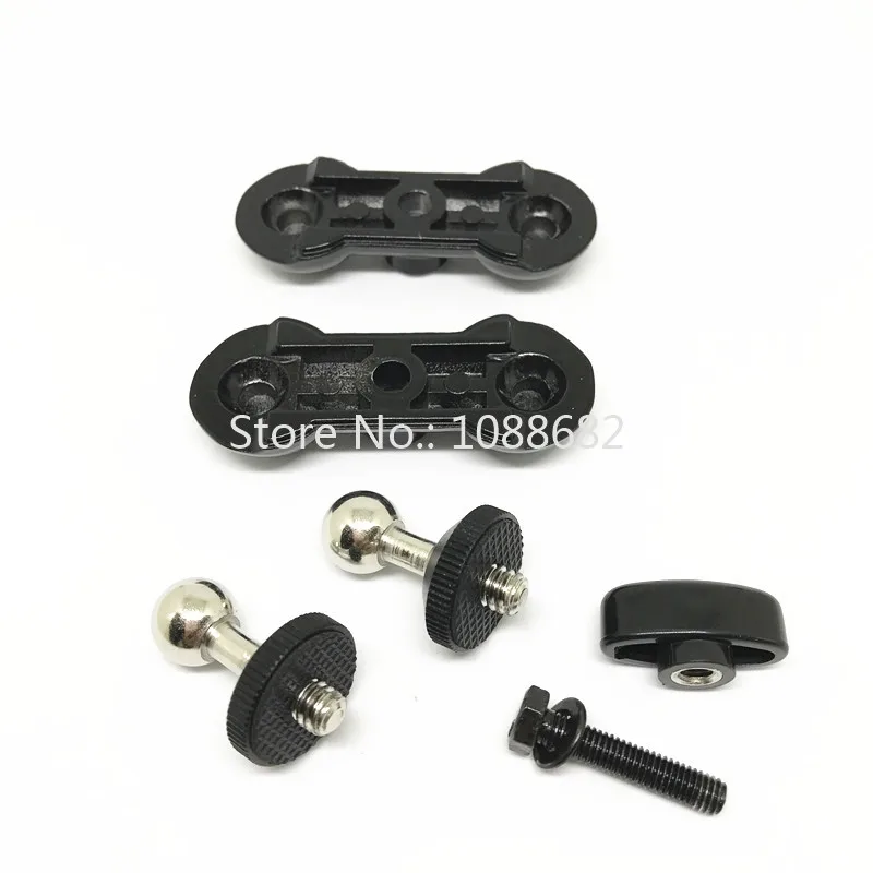 Jadkinsta Dual 14 Thread Mini Ball Head For Monitor Tripod Heads Ballhead 360 Swivel Detachable Ball Head (6)