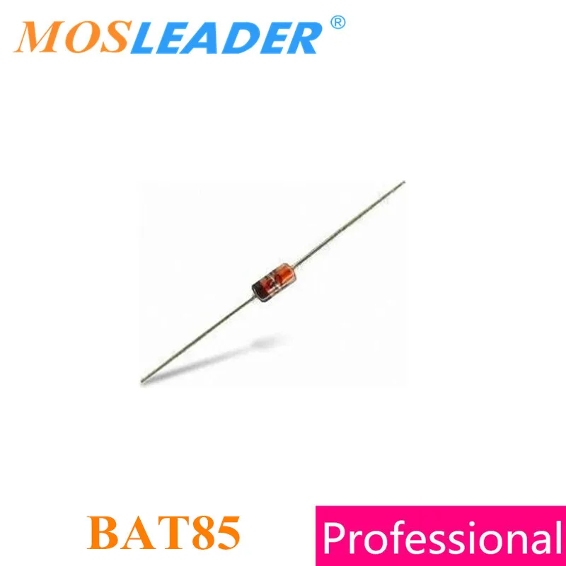 Mosleader BAT85 DO35 5000 шт. Шоттки, изменения фаз газораспределения 30 V 200MA 0.2A высокого качества