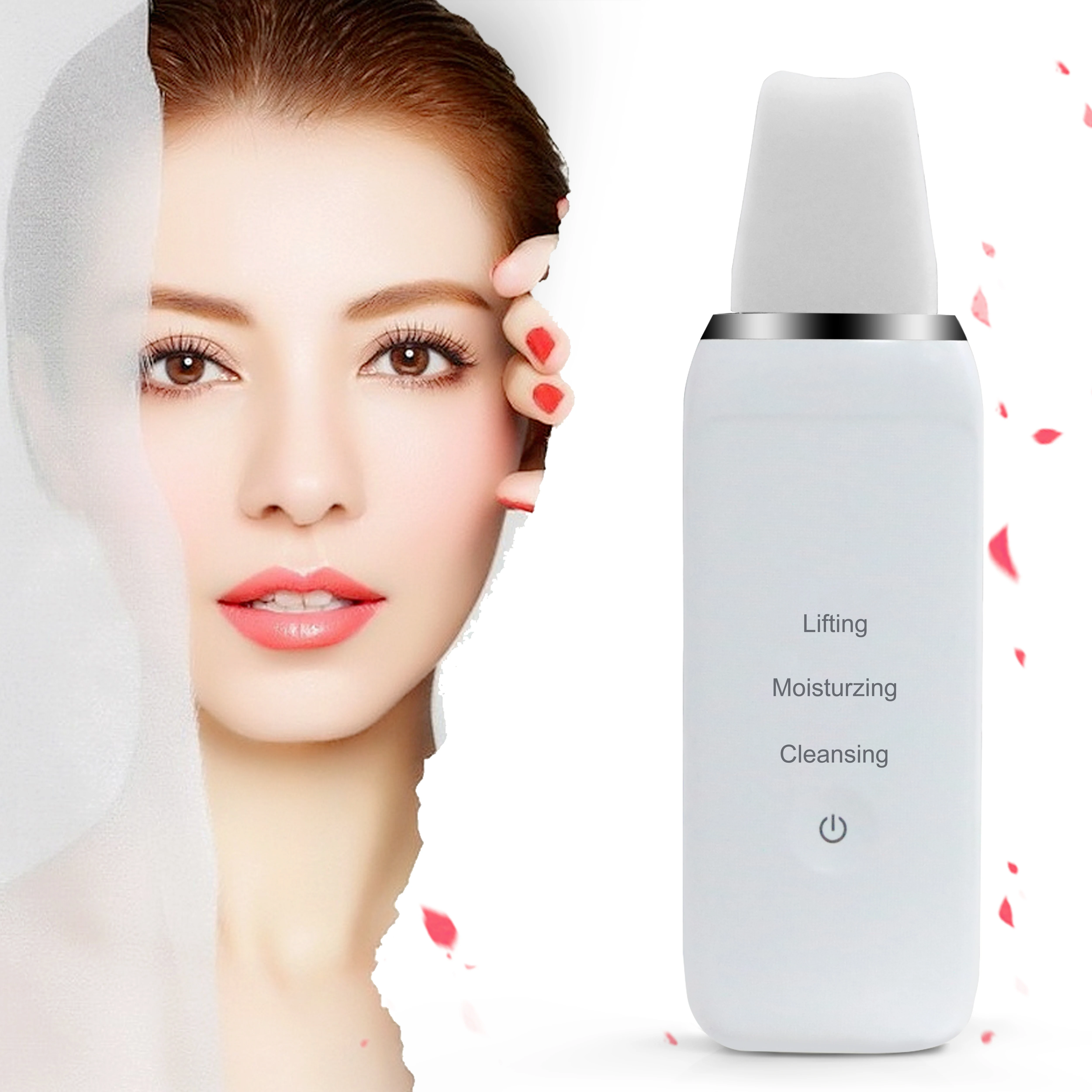 

Skin Scruber With Ultrasonic Technology Cleansing Moisturizing Face Skin Removal Blackhead and Exfoliating Pore