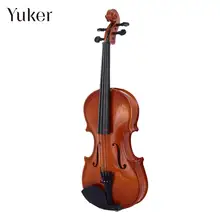 Скрипка для начинающих практичная От 4 до 6 лет для студентов 1/8, портативная скрипка из смолы, подарок, прочная скрипка Tochigi, ярко-красное украшение