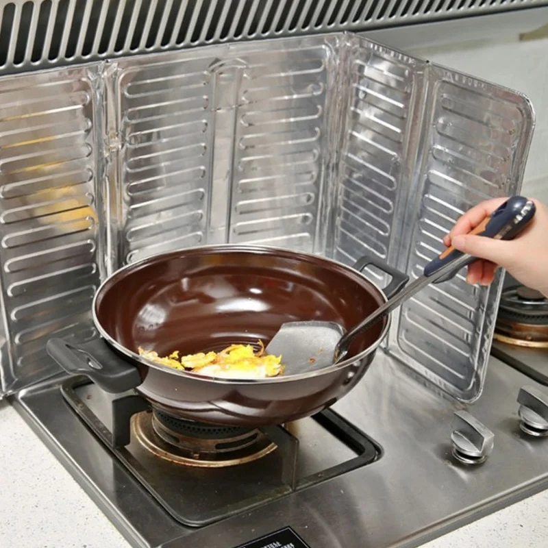 Кухня алюминий инструмент доказательство масла анти плиты щит удаление перегородка фольга экраны брызги брызг