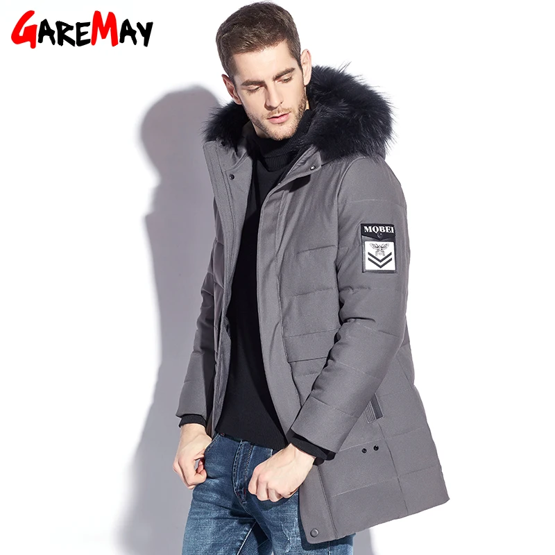 Garemay 2018 зима Для мужчин куртка утепленная Повседневное хлопок S Длинные куртки