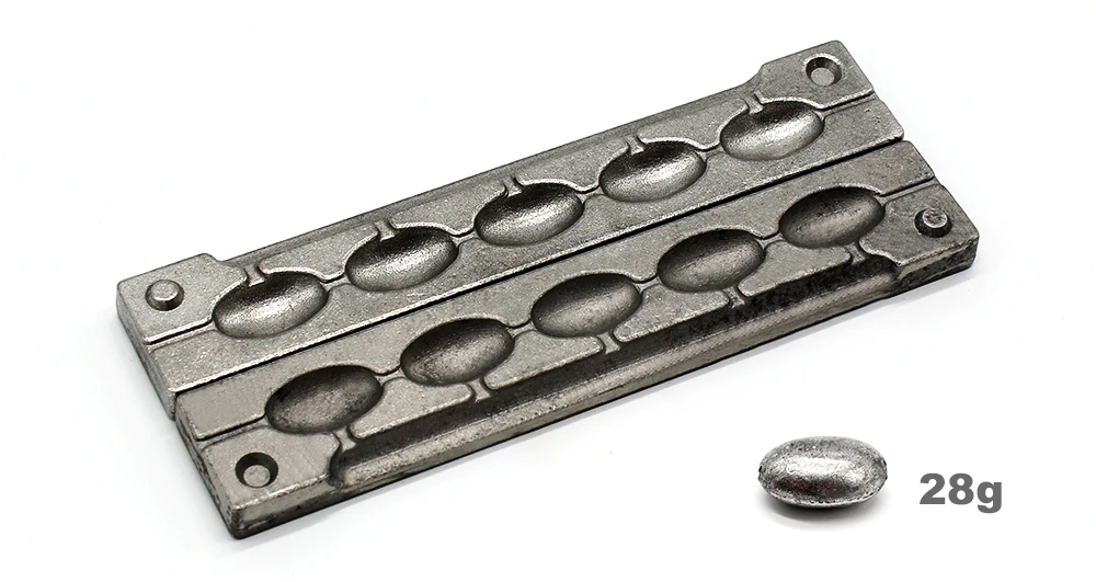 Ubuy Adygil Sinker Molds Flat Bank Sinker Mold Adygil Pyraid