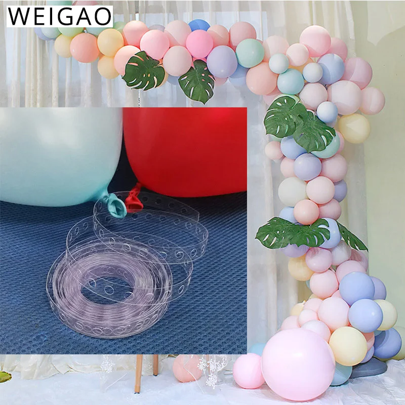 

WEIGAO Plastic Balloons Clips Plum Flower Model Clips Air Balloons Seal Clip Birthday Wedding Decor Accessories Arch Chain Clips