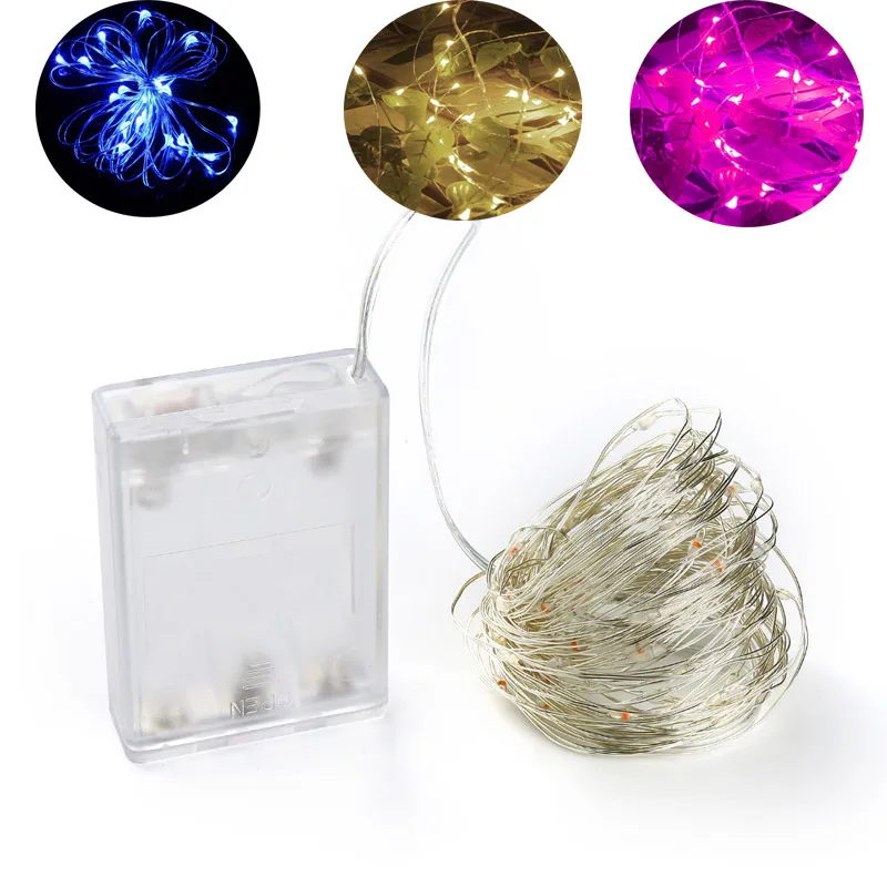 

Battery Led String Light 2/5/10M Battery Operated Garland Outdoor Indoor Christmas Decoration fairy Light Led Strip * EGH005