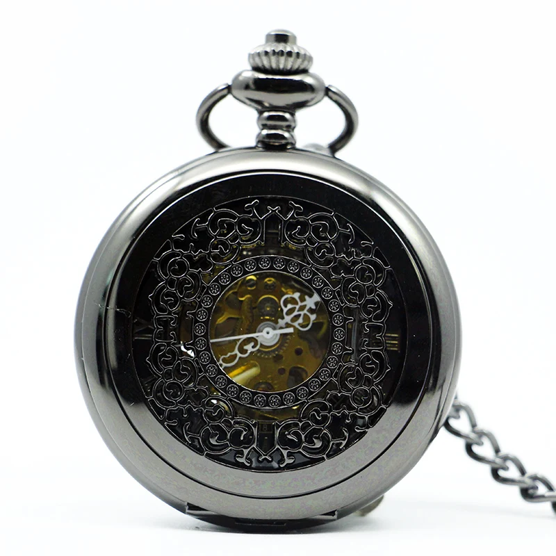 Luxury Vintage Antique Silver Skeleton Mechanical Pocket Watch Men Fob Chain Casual Unisex Pocket & Fob Watches PJX1213 Luxury Vintage Antique Silver Skeleton Mechanical Pocket Watch Men Fob Chain Casual Unisex Pocket & Fob Watches PJX1213