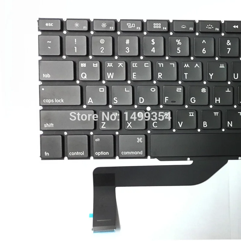 Новая Корейская клавиатура для Apple Macbook Pro Retina A1398 15 '' замена корейской