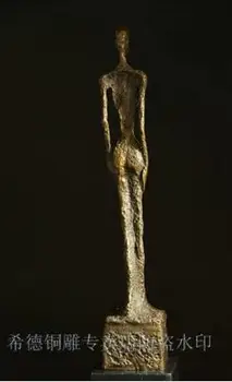 

Art Bronze home decoration abstract artwork bronze sculpture standing skeleton figurines man Special Bronze Buddhist Crafts