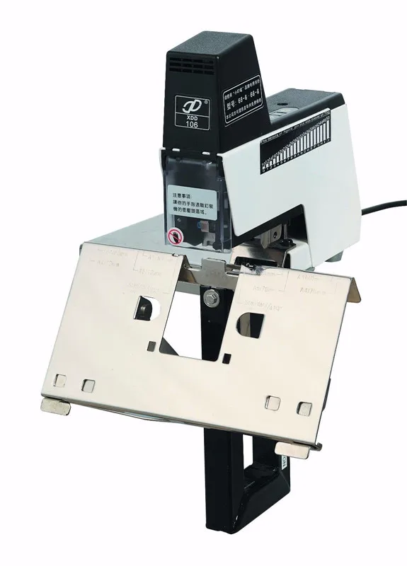  110V/220V Electric Auto Rapid Stapler Flat & Saddle Binder Machine 106E 2-40 Sheets Heavy Duty Elec
