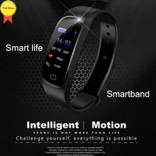 2019 Smart band Women men 0.96 color screen Heart Rate Blood Pressure Monitor Wristband Sport Activity Tracker Fitness Bracelet fitness activity tracker sport smart women watch band blood pressure heart rate monitor men smart bracelet with oled screen